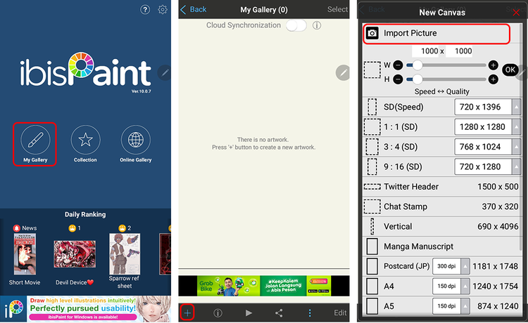 Gambar Poster Ramadhan, Tools Gampang Buat Bikin Desain Contohnya Menggunakan IbisPaint X