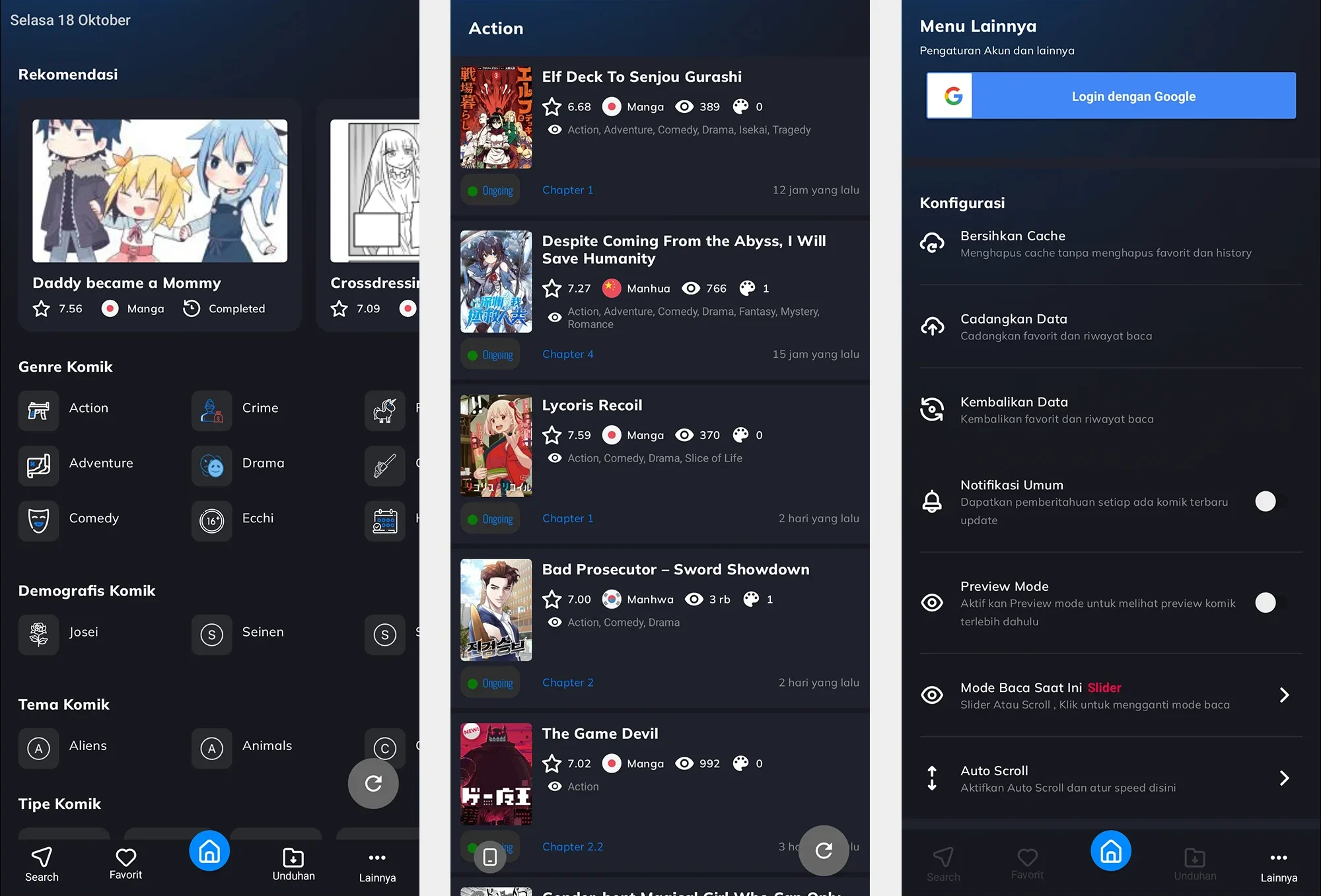 Komikindo APK Terbaru, Fitur Baru di Komikindo Versi Terbaru
