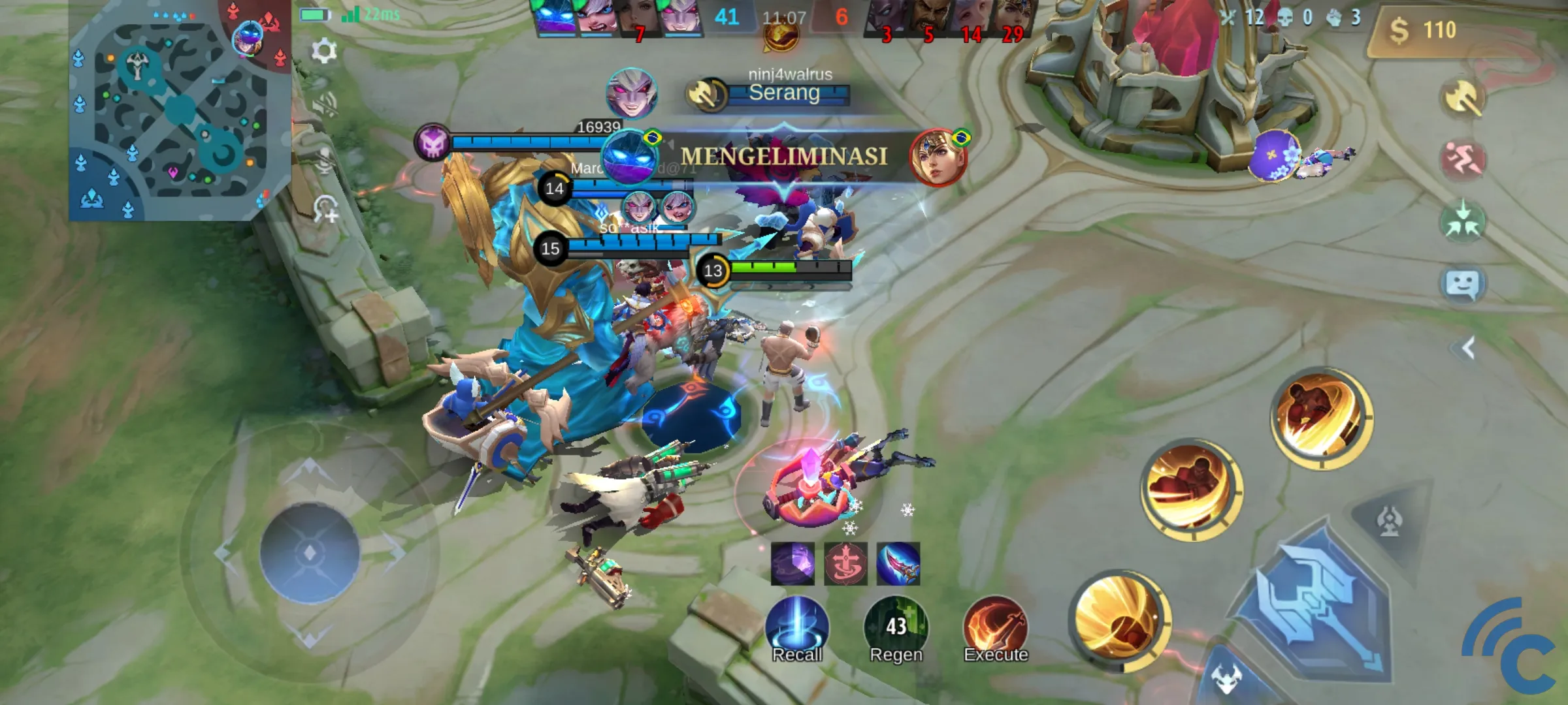 Bahasa dan Istilah di Mobile Legends, Istilah Umum yang Sering Dipakai Pemain ML