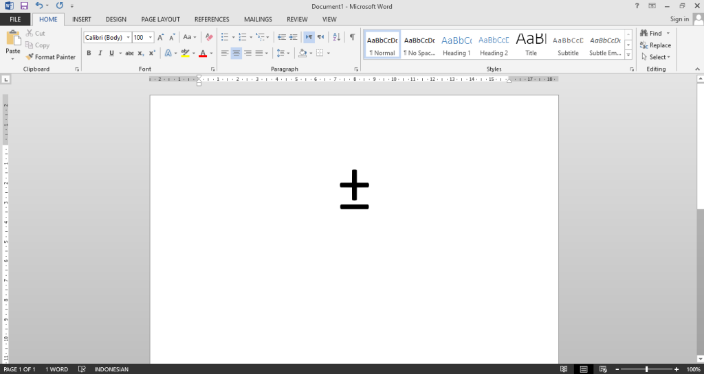 Tanda Kurang Lebih, Tanda Kurang Lebih di Word? Gini Cara Cepatnya Biar Ketikanmu Makin Rapi!
