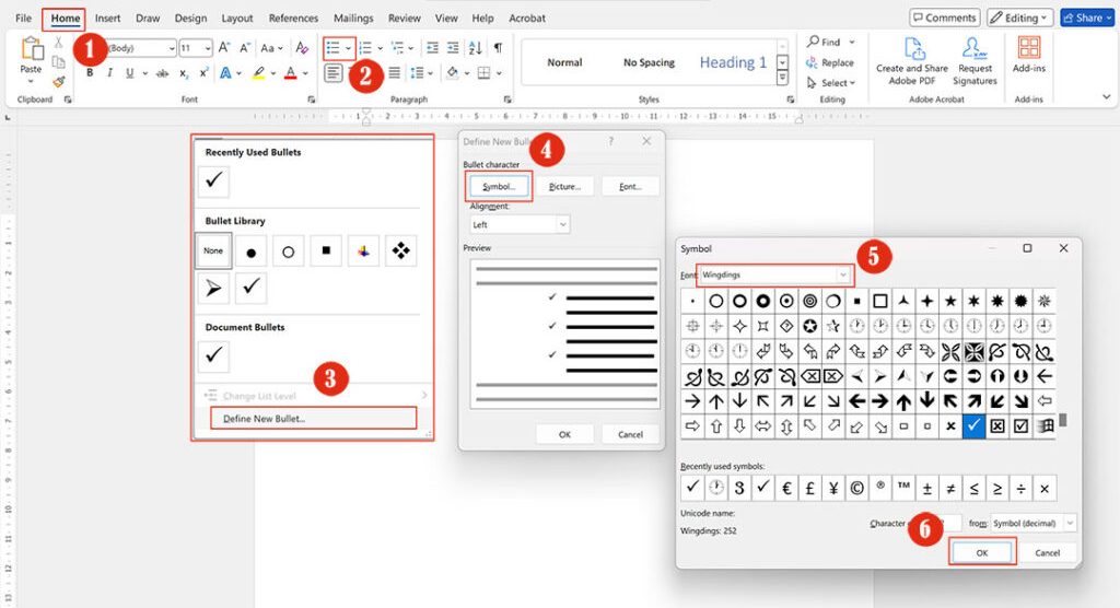 Cara Membuat Tanda Centang di Word, Cara Membuat Tanda Centang di Word