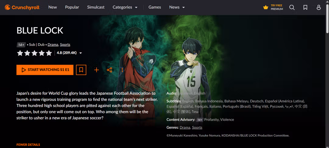 Anime Lovers APK, Alternatif Aplikasi Lain Buat Nonton Anime Contohnya Menggunakan Crunchyroll