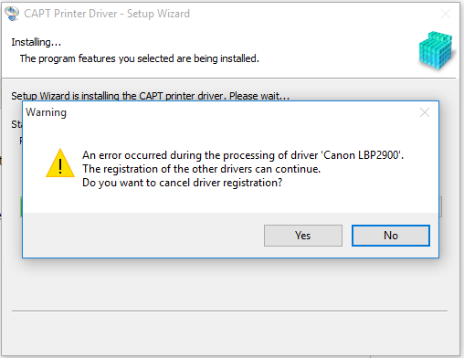 Download Driver Printer Canon PIXMA G2010 Terbaru, Mengatasi Error Saat Instal Canon PIXMA Installer