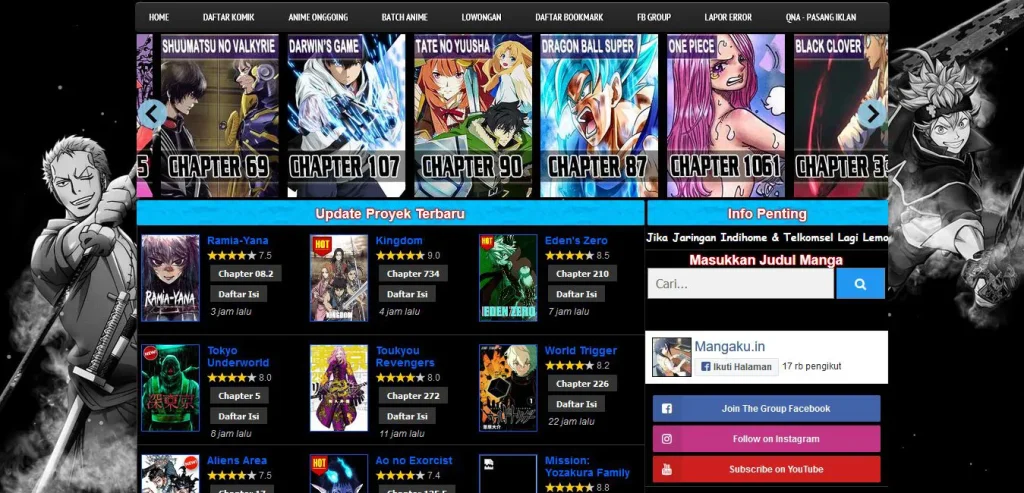 Baca Komik Mangaku, Fitur-Fitur Asik di Aplikasinya