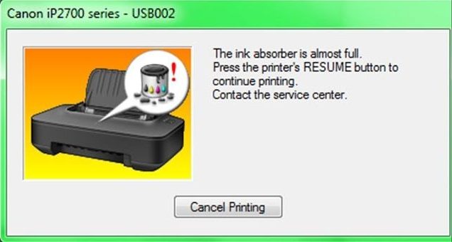 Download Resetter Canon IP2770, Kesalahan Umum Saat Reset Printer Canon IP2770