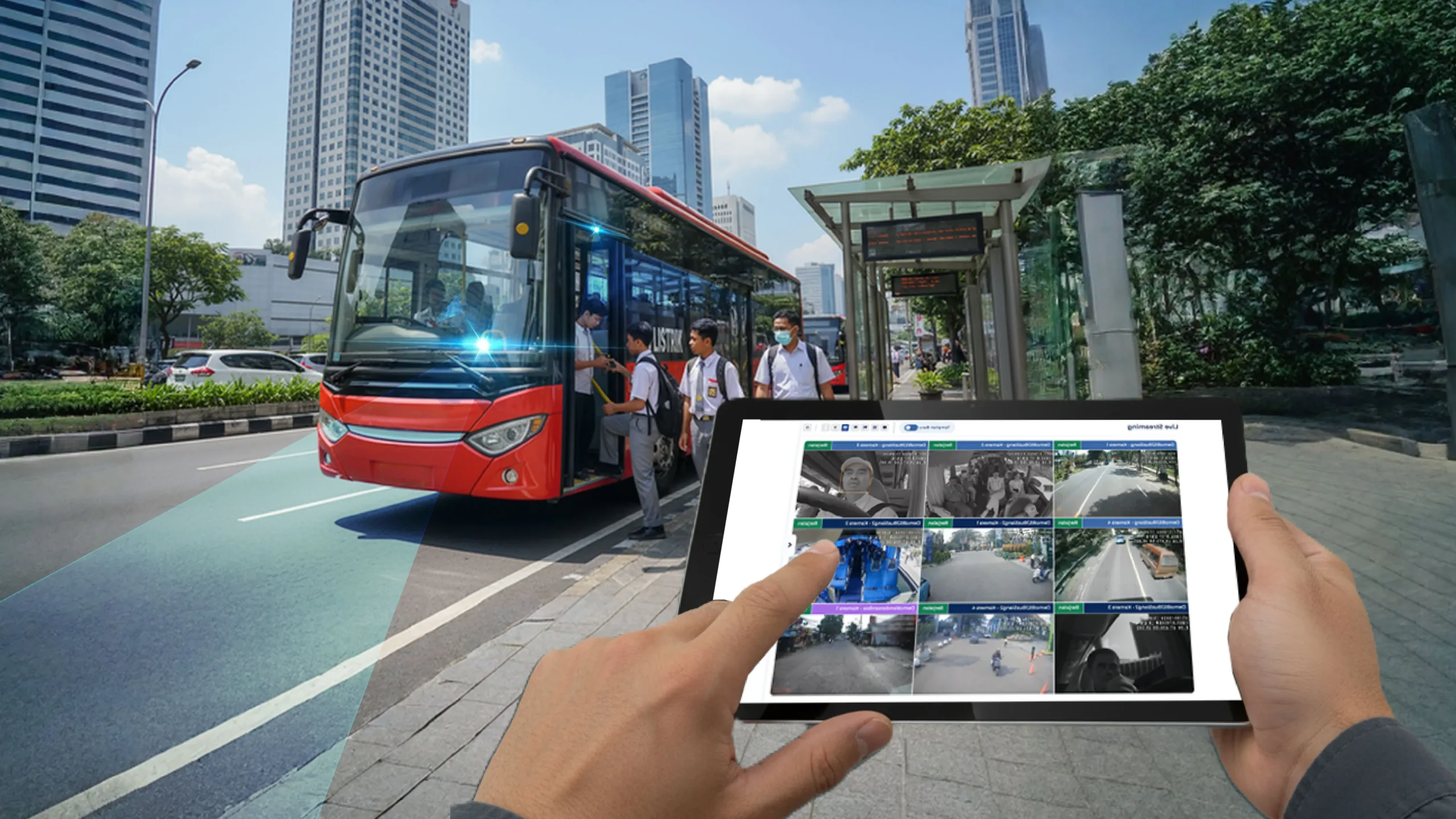 Peran Teknologi dalam Manajemen Transportasi Publik, Informasi Lalu Lintas Lewat CCTV & AI