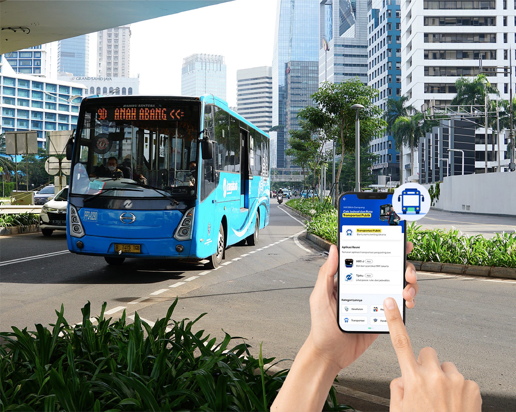 Cara Teknologi Membantu Mengurangi Kemacetan Perkotaan, Integrasi Transportasi Umum dalam Satu Aplikasi