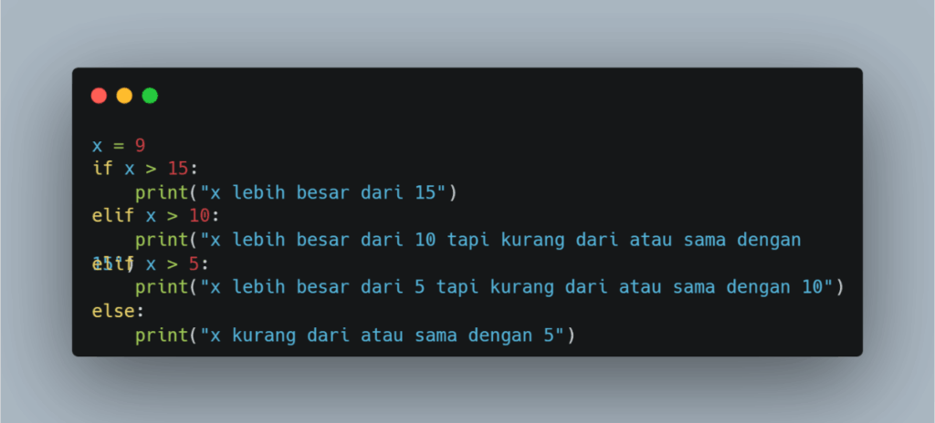 Penggunaan If Elif Else Python, Best Practice Biar Logika Makin Rapi