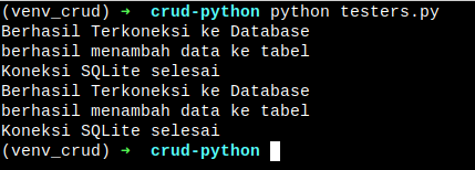 Koneksi Database dengan Python, Studi Kasus Sederhana