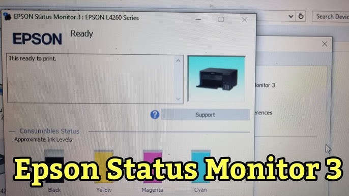 Epson L3210 Status Monitor 3