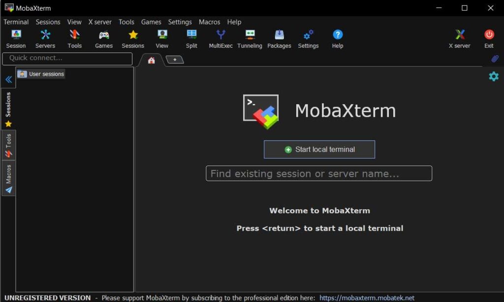 Download MobaXterm