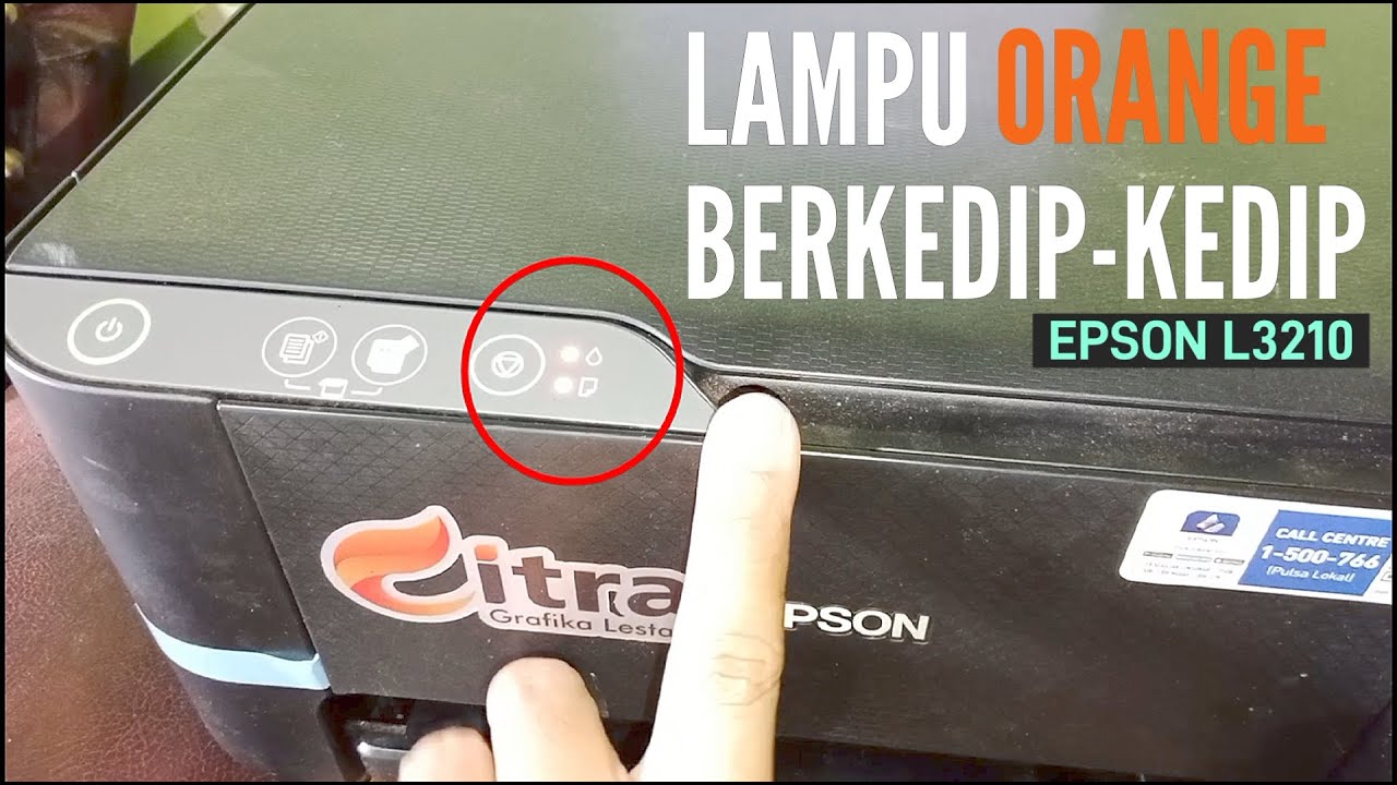 Printer Epson Lampu Oranye Berkedip