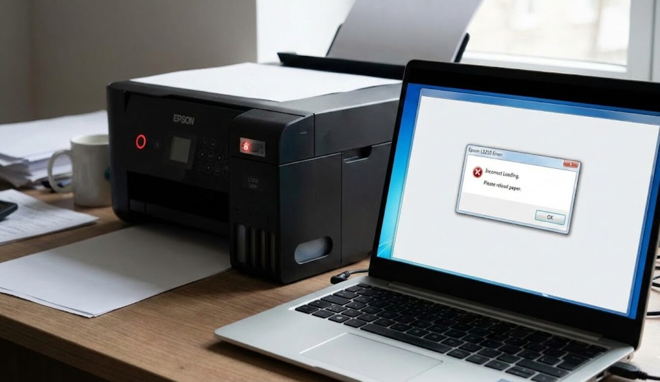 Epson L3210 Incorrect Loading