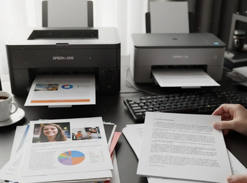 Perbandingan Hasil Cetak Epson L3210 vs Printer Laser