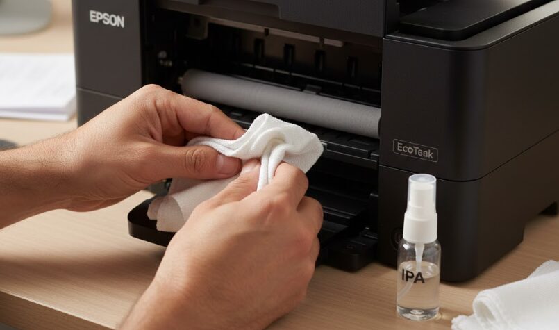 Cara membersihkan pickup roller Epson L3210