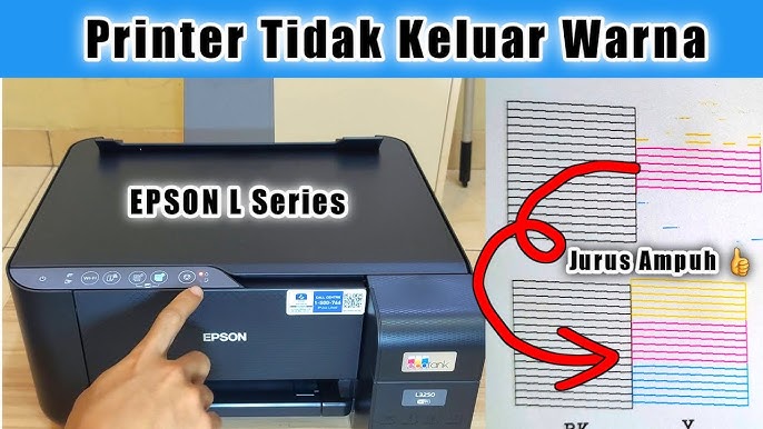 Tinta Kuning Epson Tidak Keluar