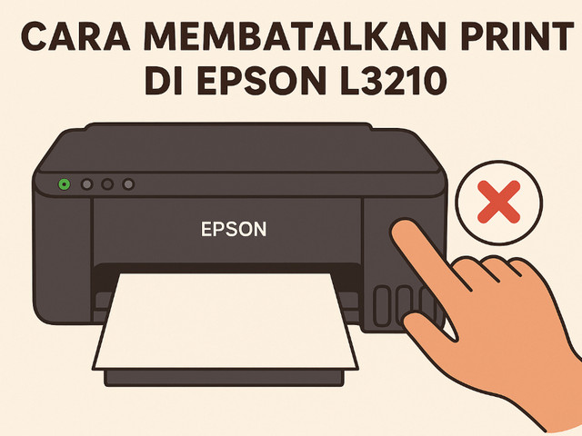 Cara Membatalkan Print di Epson L3210