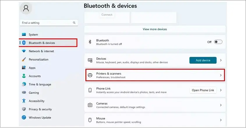 Cara menyambungkan printer ke laptop Windows 11