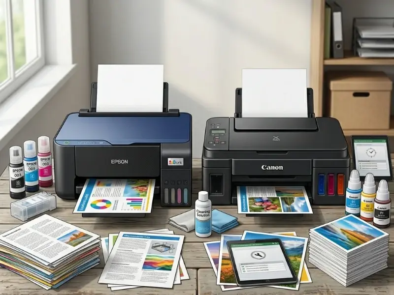 Epson L3210 vs Canon G3020, Epson L3210 vs Canon G3020 Pilih yang Hemat atau yang Praktis? Ini Jawaban Jujurnya!