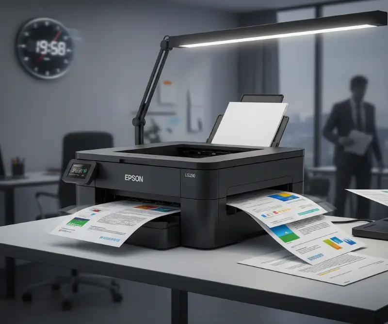 Review Epson L5290, Kecepatan Cetak