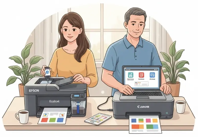 Epson EcoTank vs Canon Pixma, Kemudahan Penggunaan untuk Pemula