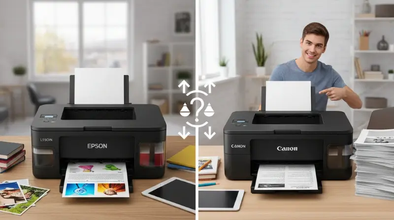 Printer Epson vs Canon Mana yang Lebih Awet, Sebelum Beli Printer, Cek Dulu! Epson L3210 vs Canon G2010 Mana yang Lebih Bagus?