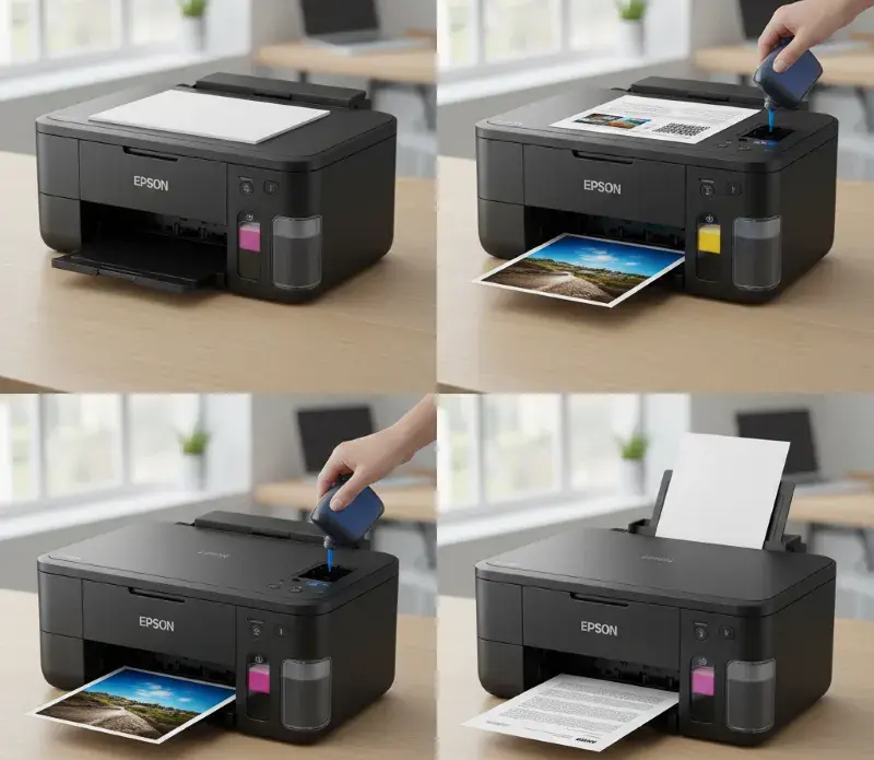 Review Printer Epson L3210, Review Printer Epson L3210 Printer Hemat Tinta Favorit Pelajar untuk Print Tugas dan Dokumen!