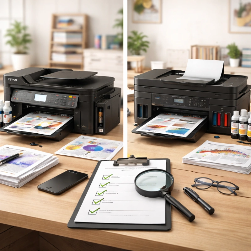 Epson L655 vs Canon G4000, Checklist Sebelum Kamu Beli