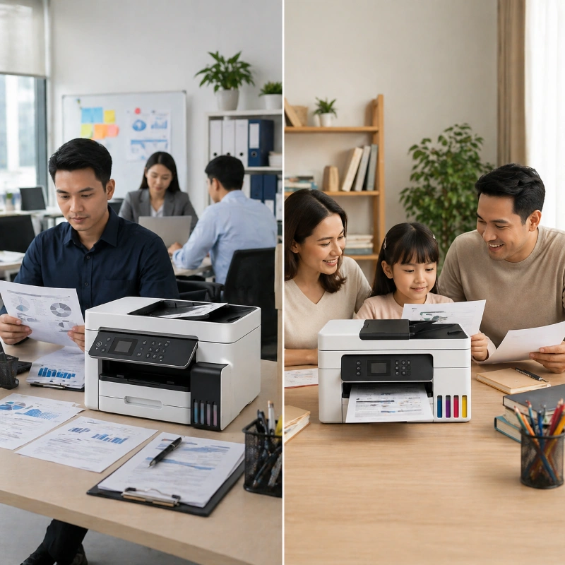 Epson L6490 vs Canon GX4070, Cocok Buat Siapa