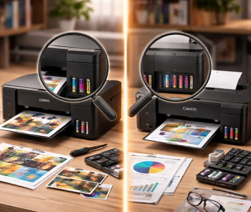Epson L3110 vs Canon G1010, Detail Spesifikasi yang Sering Dilupakan