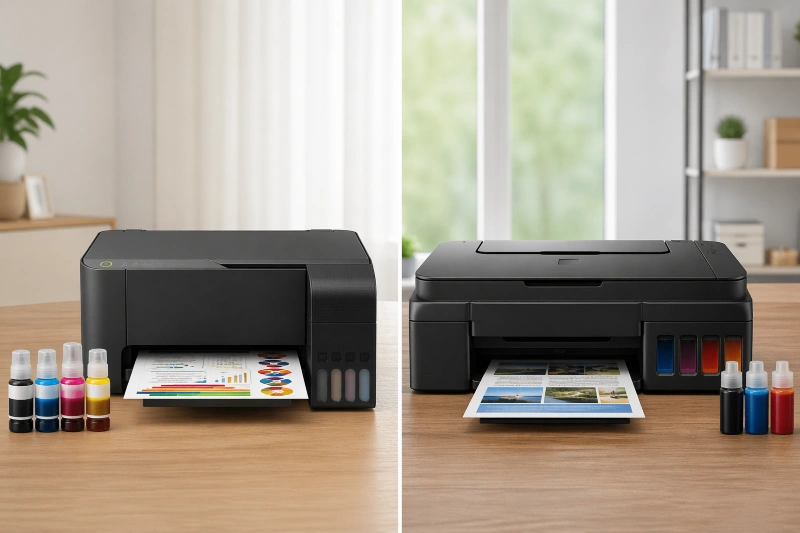Epson L3215 vs Canon G2020, Epson L3215 vs Canon G2020 Jangan Salah Pilih! Ini Bedanya yang Jarang Diketahui