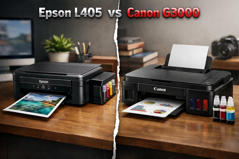 Epson L405 vs Canon G3000, Epson L405 vs Canon G3000 Jangan Salah Pilih! Ini Perbandingan Lengkapnya Biar Nggak Nyesel