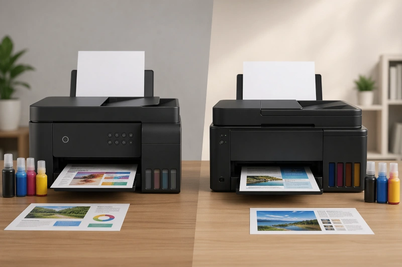Epson L5290 vs Canon G6070, Epson L5290 vs Canon G6070 Jangan Salah Pilih! Ini Perbandingan Lengkapnya