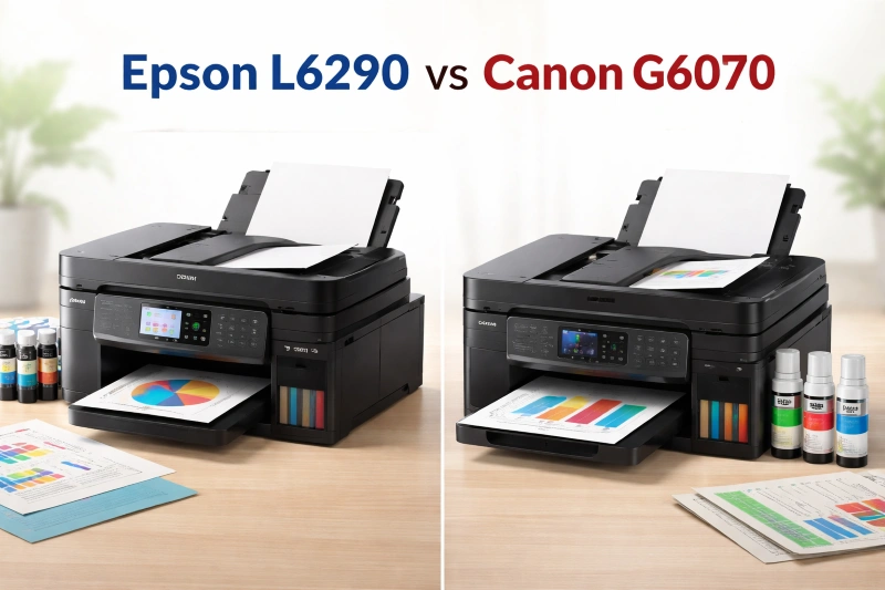 Epson L6290 vs Canon G6070, Epson L6290 vs Canon G6070 Mana yang Lebih Worth It di 2026? Jangan Sampai Salah Pilih!