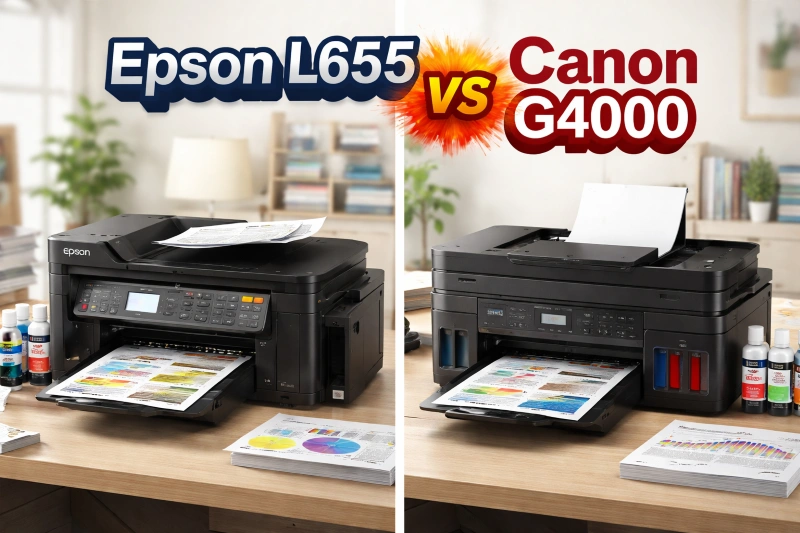 Epson L655 vs Canon G4000, Epson L655 vs Canon G4000 Jangan Salah Pilih! Ini Perbandingan Jujur yang Jarang Dibahas