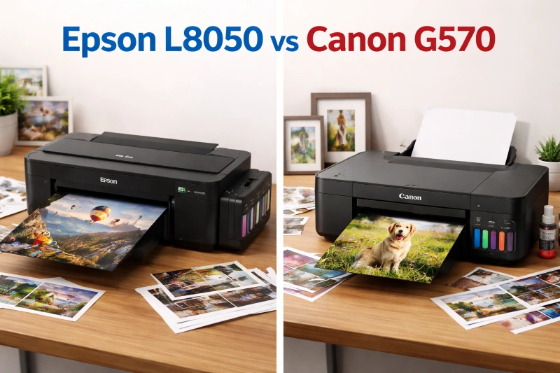 Epson L8050 vs Canon G570, Epson L8050 vs Canon G570 Jangan Salah Pilih! Ini Perbedaan yang Jarang Dibahas