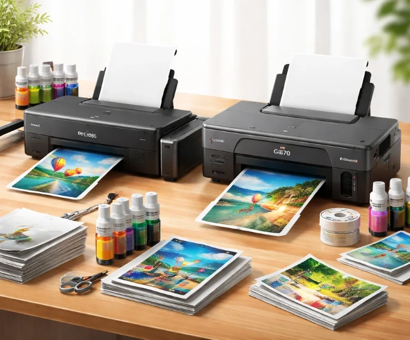Epson L805 vs Canon G570, Simulasi Biaya Pemakaian