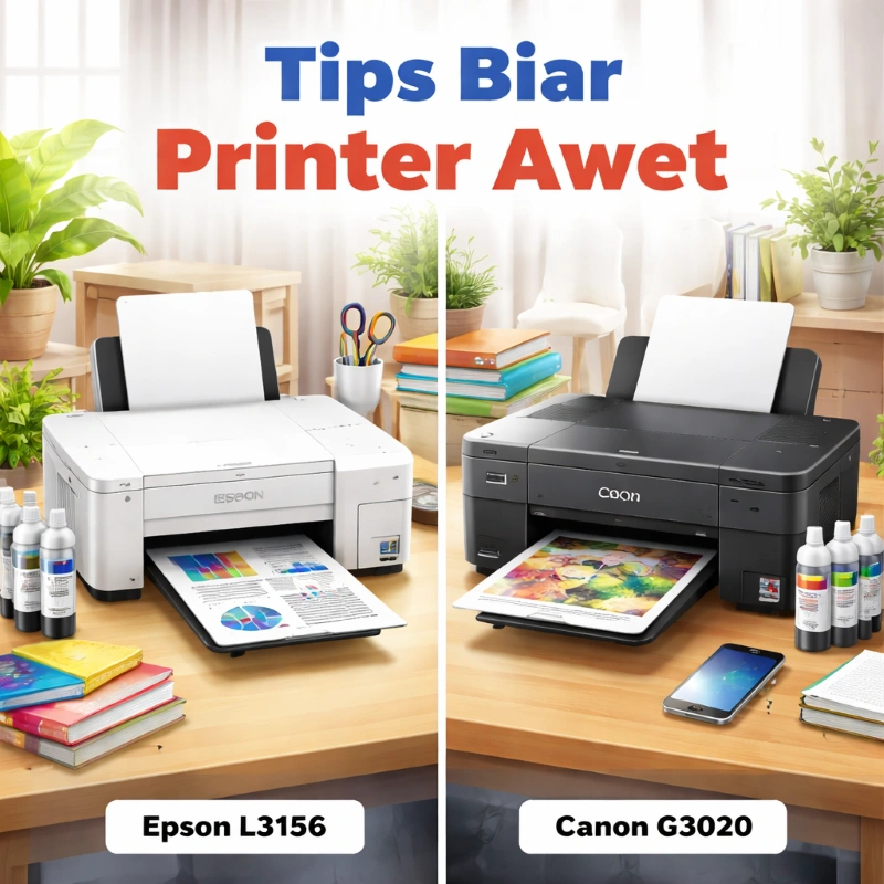 Epson L3156 vs Canon G3020, Tips Biar Printer Awet