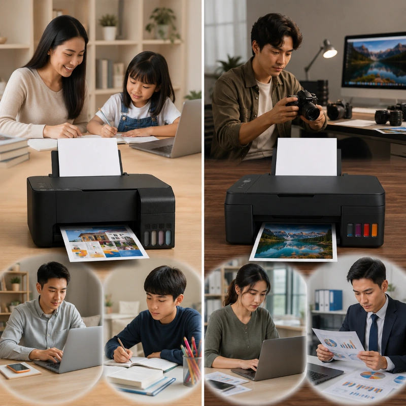 Epson L3257 vs Canon G2730, Cocok Buat Siapa?