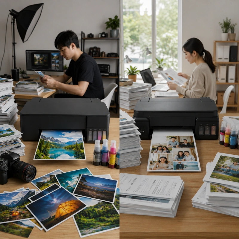 Epson L18058 vs Canon G670, Dampak Intensitas Pemakaian