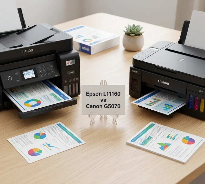 Epson L11160 vs Canon G5070, Epson L11160 vs Canon G5070 Jangan Salah Pilih! Ini Perbandingan Lengkapnya Biar Nggak Nyesel