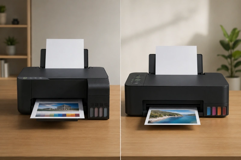Epson L3217 vs Canon G1730, Epson L3217 vs Canon G1730 Perbandingan Lengkap Biar Nggak Salah Beli Printer!