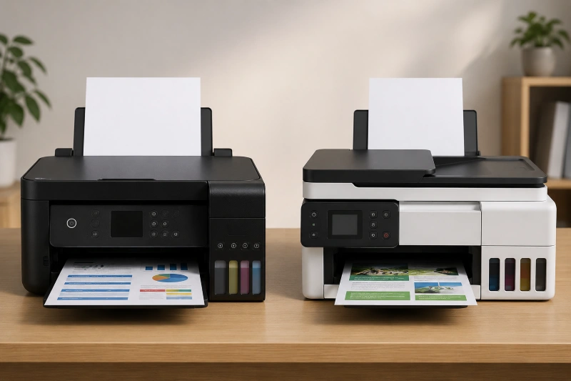 Epson L6299 vs Canon GX5070, Epson L6299 vs Canon GX5070 Perbandingan Lengkap yang Bikin Kamu Nggak Salah Pilih Printer!