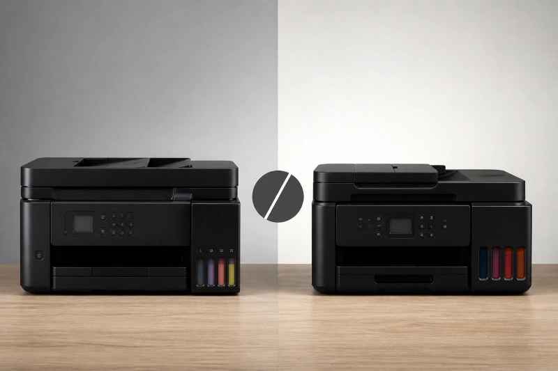 Epson L6570 vs Canon G5070, Epson L6570 vs Canon G5070 Mana yang Lebih Hemat dan Worth It Buat Kantor?
