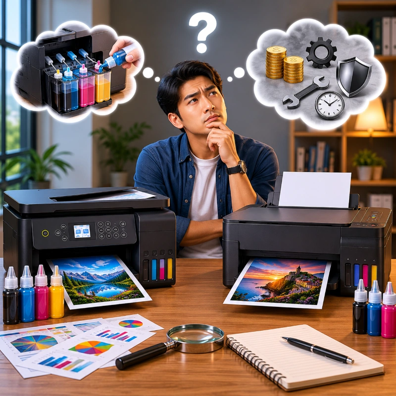 Epson L4264 vs Canon G3740, Hal yang Sering Dilupakan Pembeli