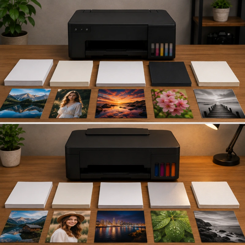 Epson L8058 vs Canon G570, Jenis Kertas yang Cocok untuk Cetak Foto