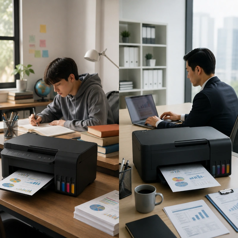 Epson L4263 vs Canon G3775, Kebutuhan Pelajar vs Kantoran