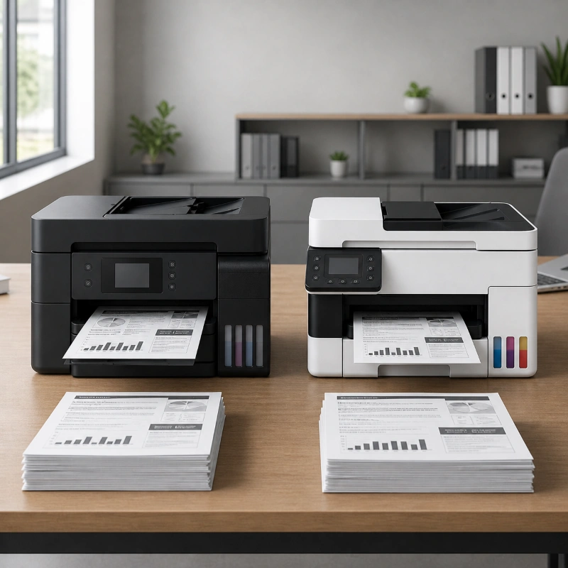 Epson L14150 vs Canon GX5070, Kecepatan Cetak Buat Kerja Harian