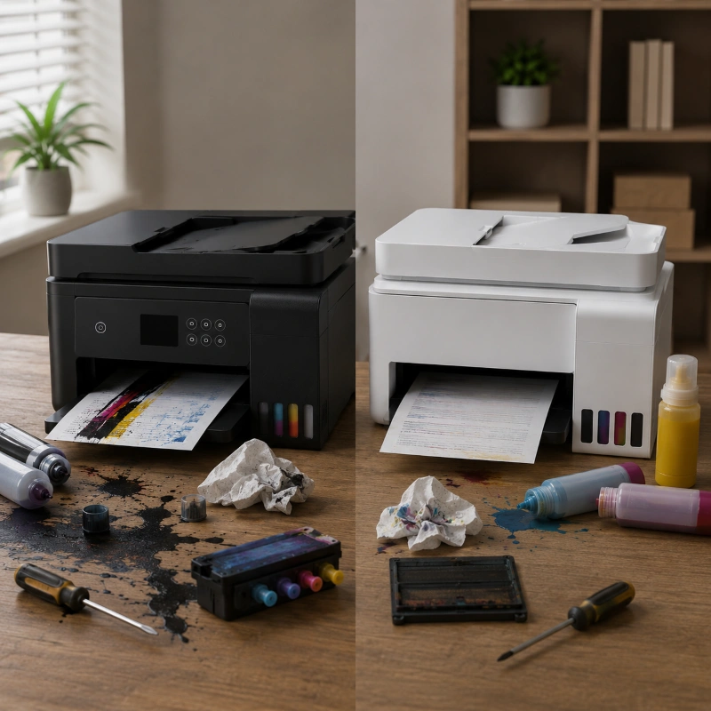 Epson L6298 vs Canon GX3070, Kesalahan Teknis yang Sering Bikin Printer Cepat Rusak