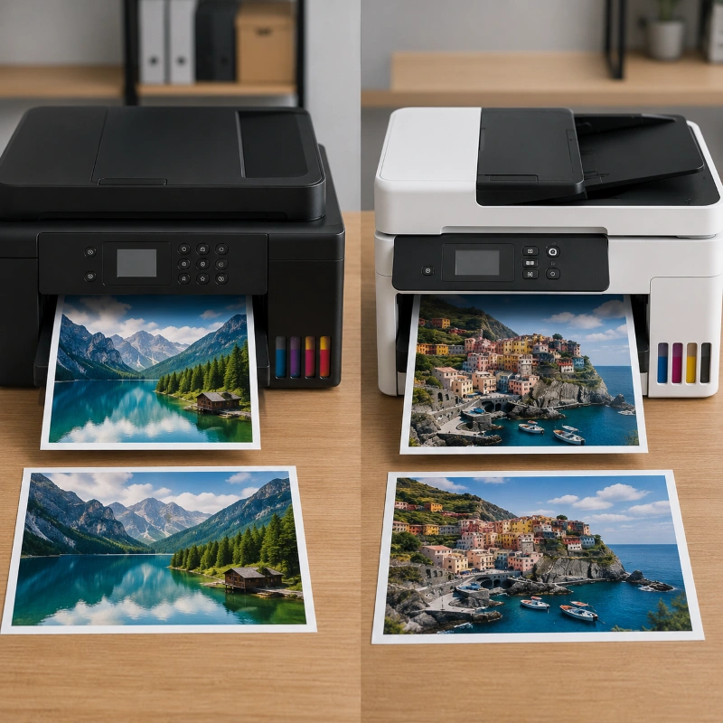 Epson L15160 vs Canon GX7070, Kualitas Hasil Cetak